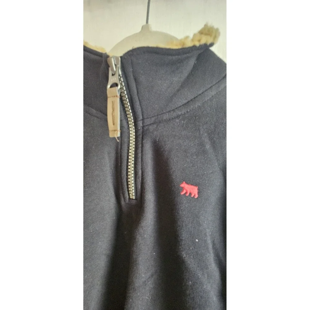 NWT‎ Carter's kid faux fur sherpa collar fleece pullover sweater sz 5/5A